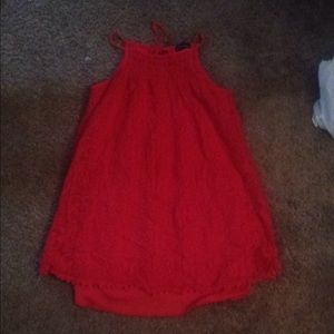 Red dress